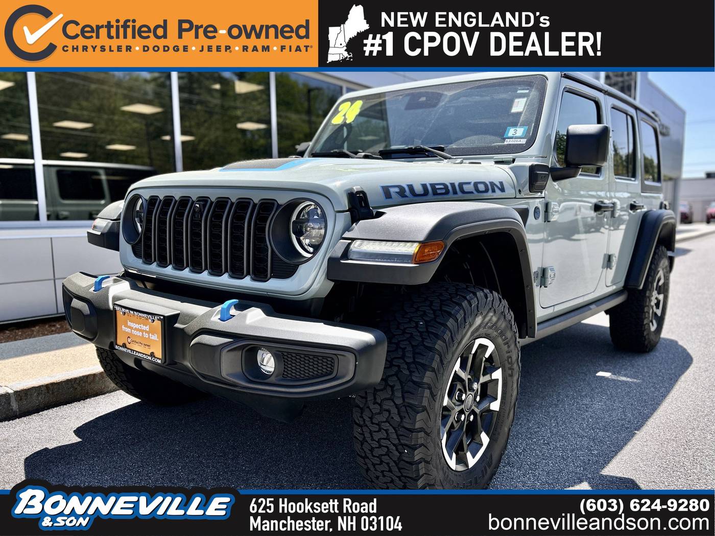 2024 Jeep Wrangler Rubicon — SUV — 21,545 mi — Manchester, NH