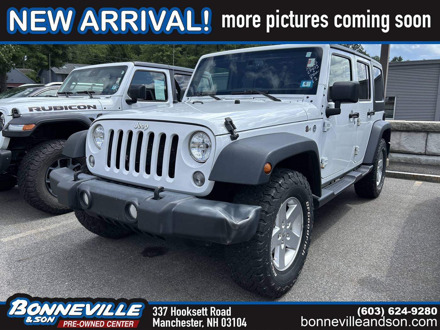 2017 Jeep Wrangler Sport — SUV — 94,614 mi — Manchester, NH