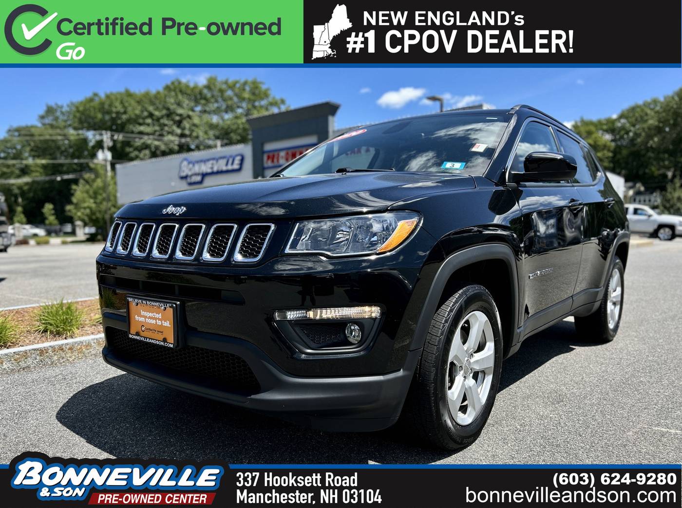 2020 Jeep Compass Latitude — SUV — 87,074 mi — Manchester, NH