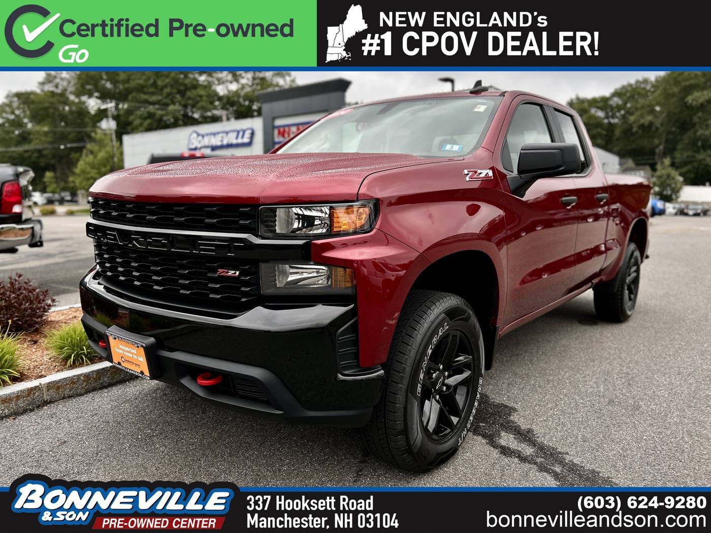 2020 Chevrolet Silverado 1500 Custom Trail Boss — Pickup Truck — 78,059 mi — Manchester, NH