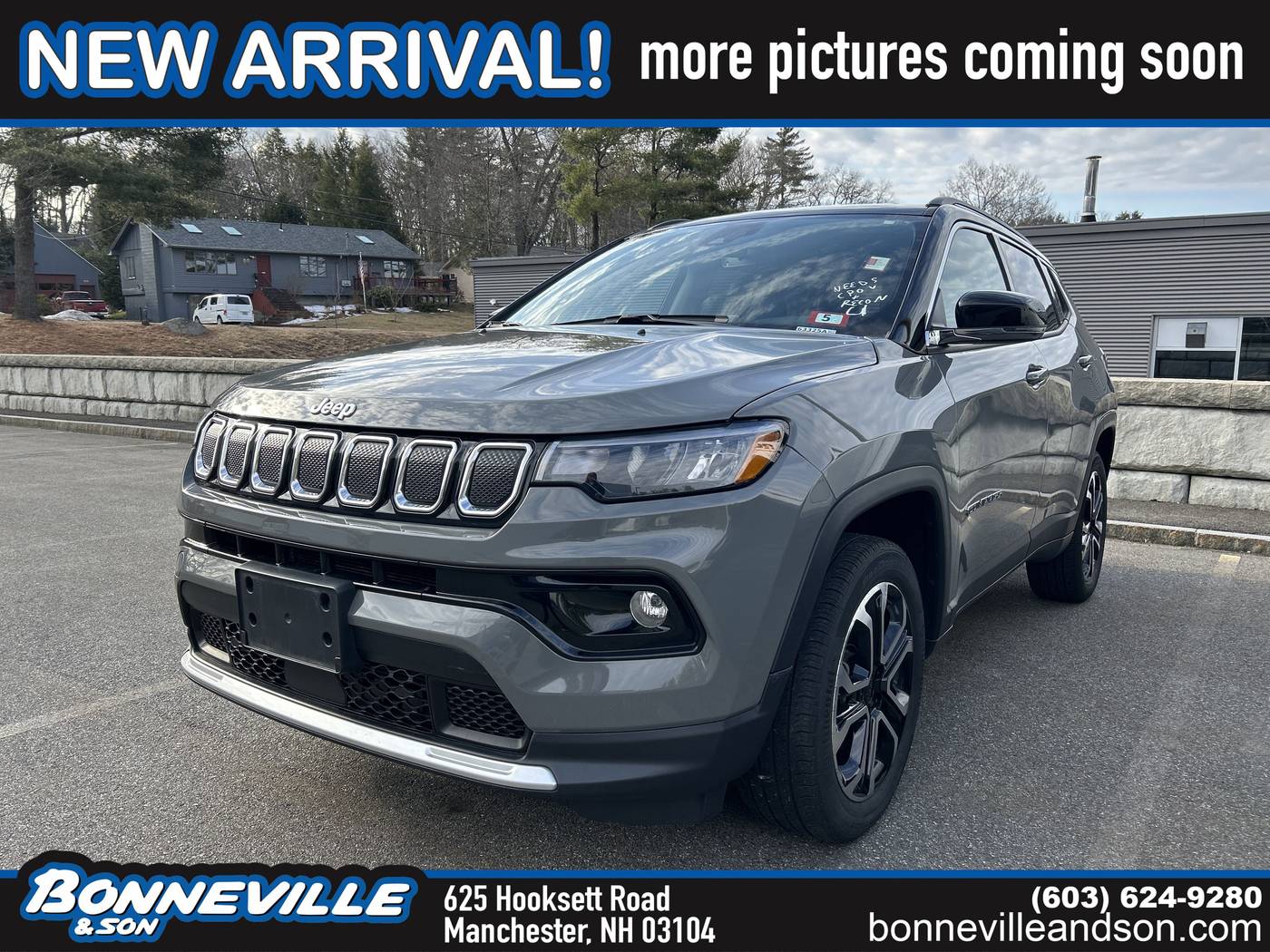 2022 Jeep Compass Limited — SUV — 29,345 mi — Manchester, NH