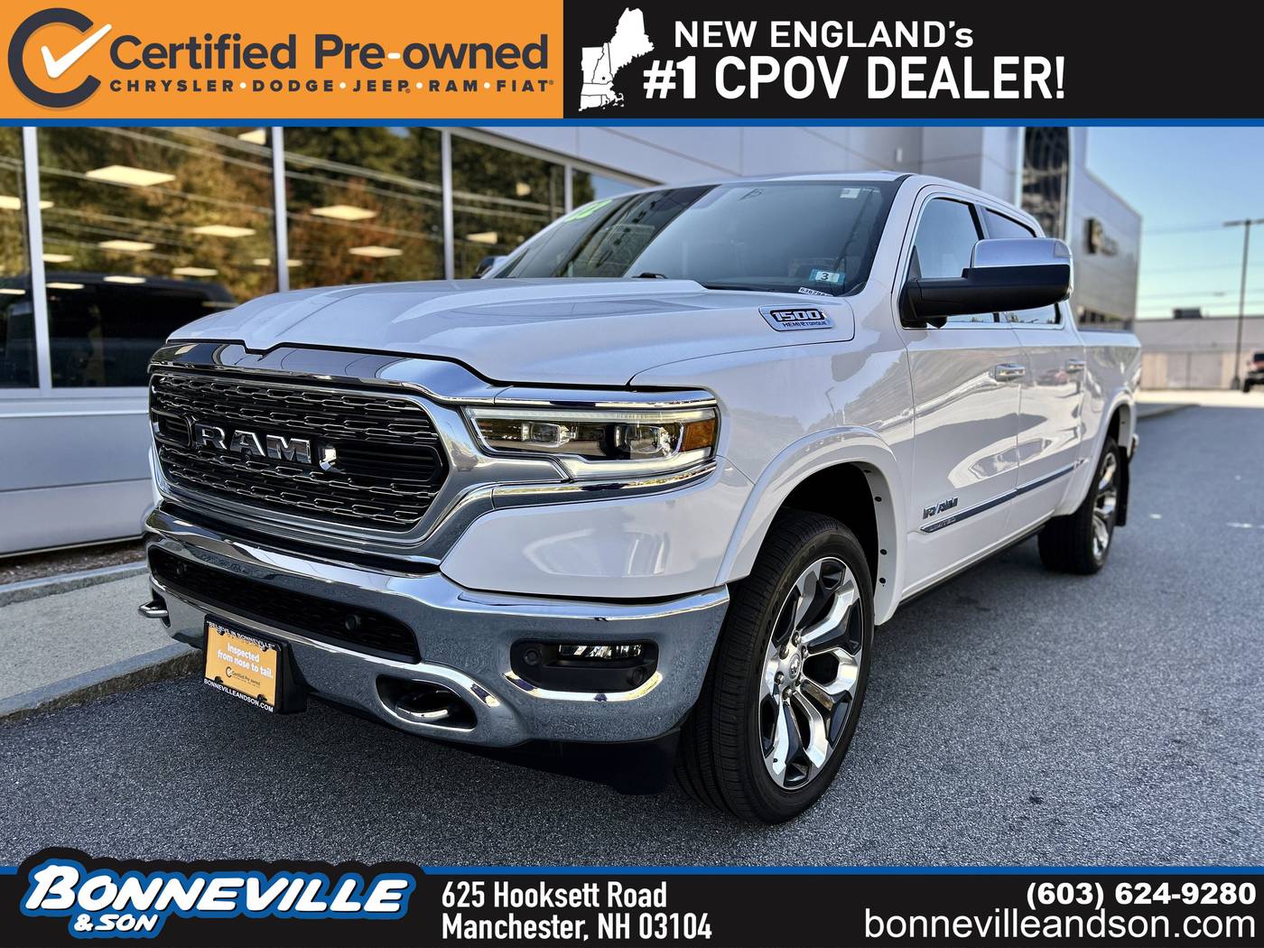 2022 Ram 1500 Limited — Pickup Truck — 35,550 mi — Manchester, NH