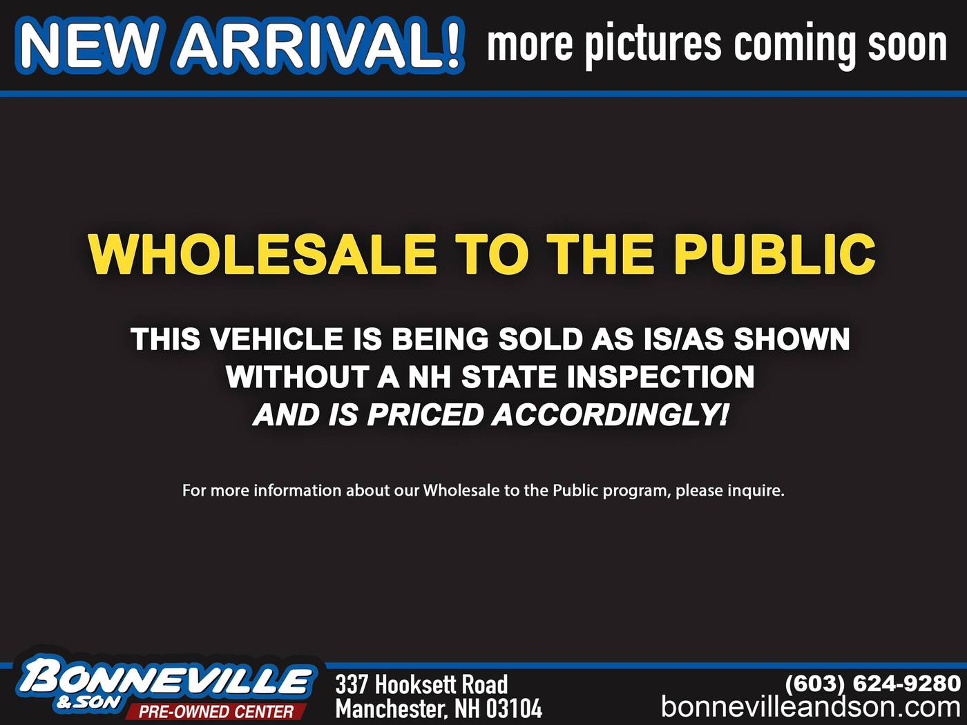 2012 Jeep Wrangler Sport — SUV — 108,999 mi — Manchester, NH