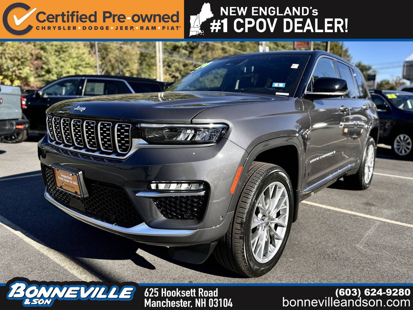 2024 Jeep Grand Cherokee Summit — SUV — 5,391 mi — Manchester, NH