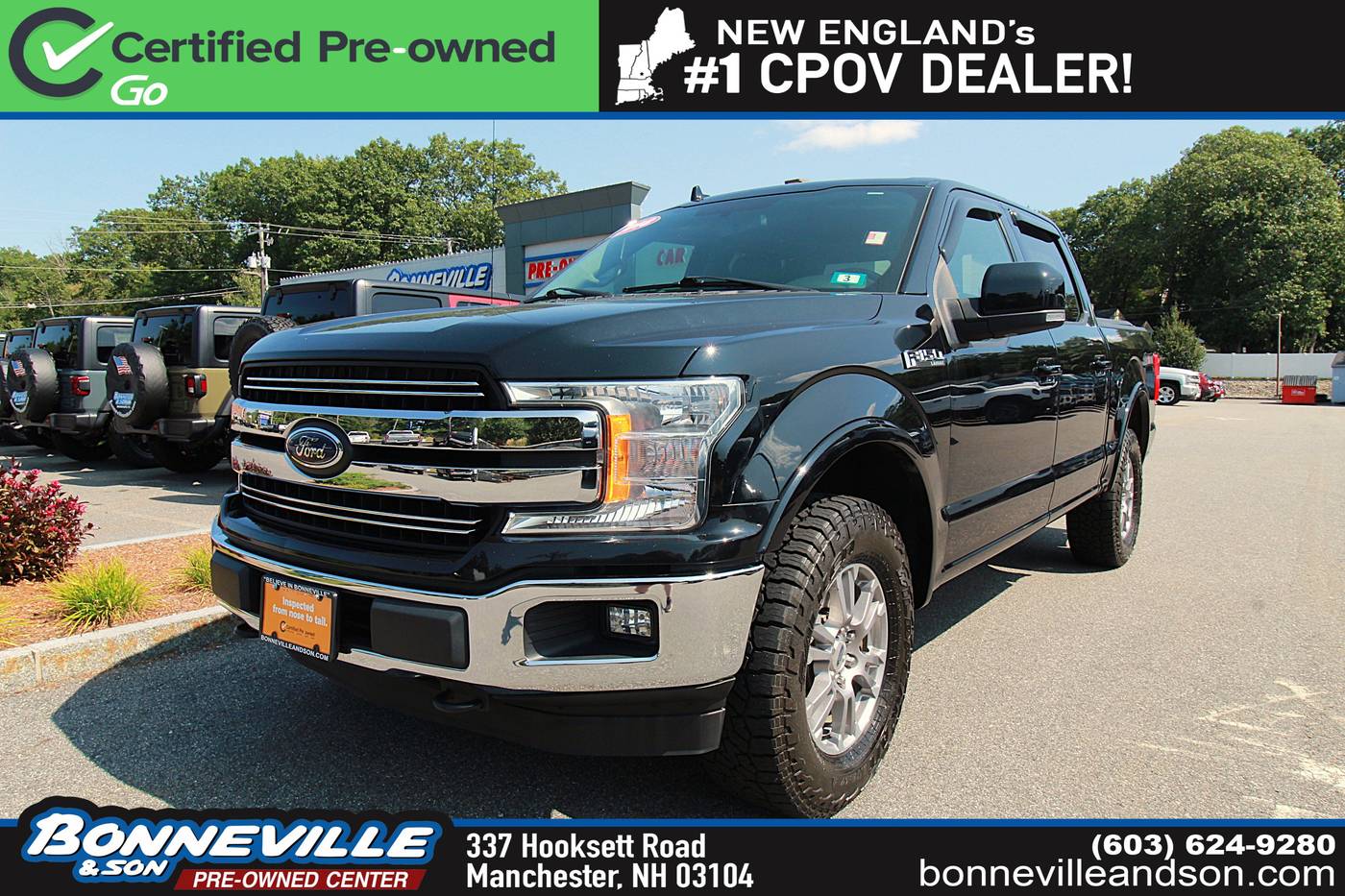 2018 Ford F-150 Lariat — Pickup Truck — 55,741 mi — Manchester, NH