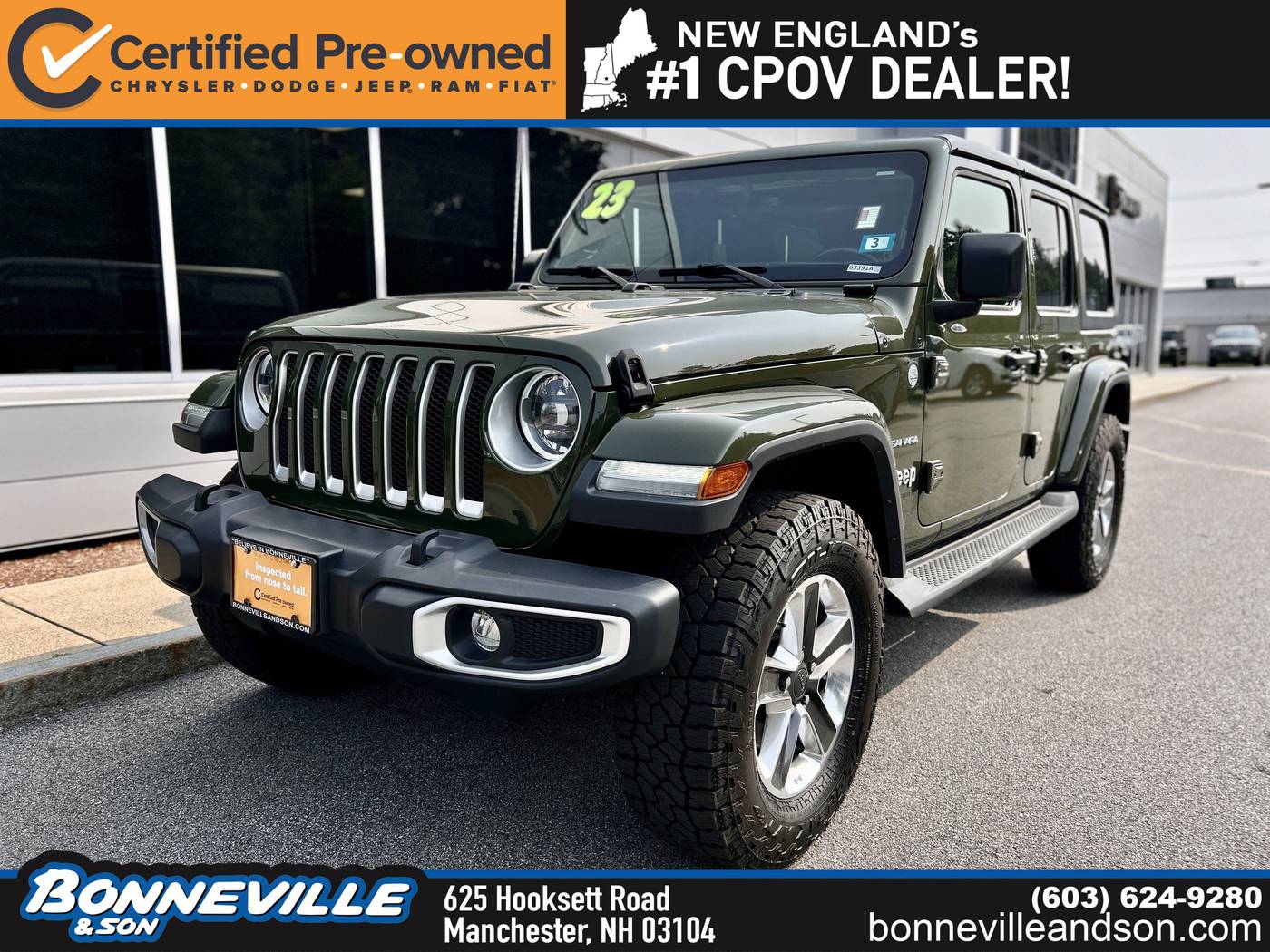 2023 Jeep Wrangler Sahara — SUV — 41,614 mi — Manchester, NH