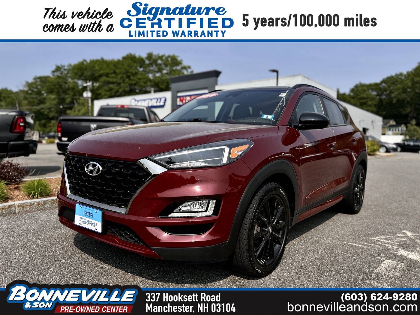 2019 Hyundai Tucson Night — SUV — 57,646 mi — Manchester, NH