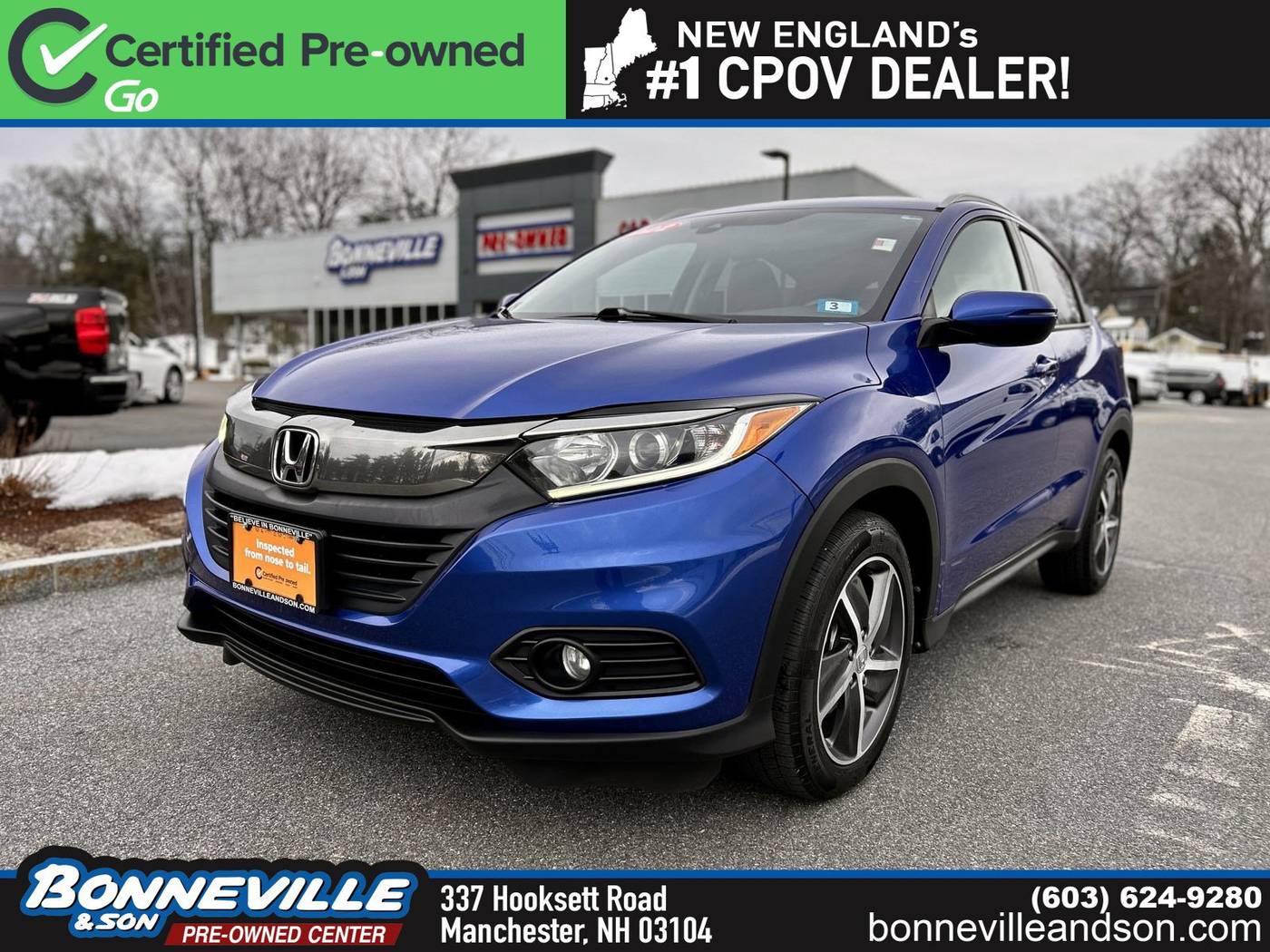 2022 Honda HR-V EX — SUV — 113,567 mi — Manchester, NH