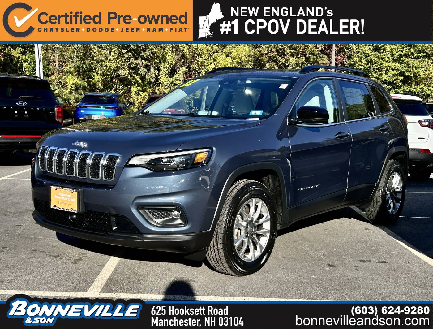 2022 Jeep Cherokee Latitude Lux — SUV — 12,292 mi — Manchester, NH