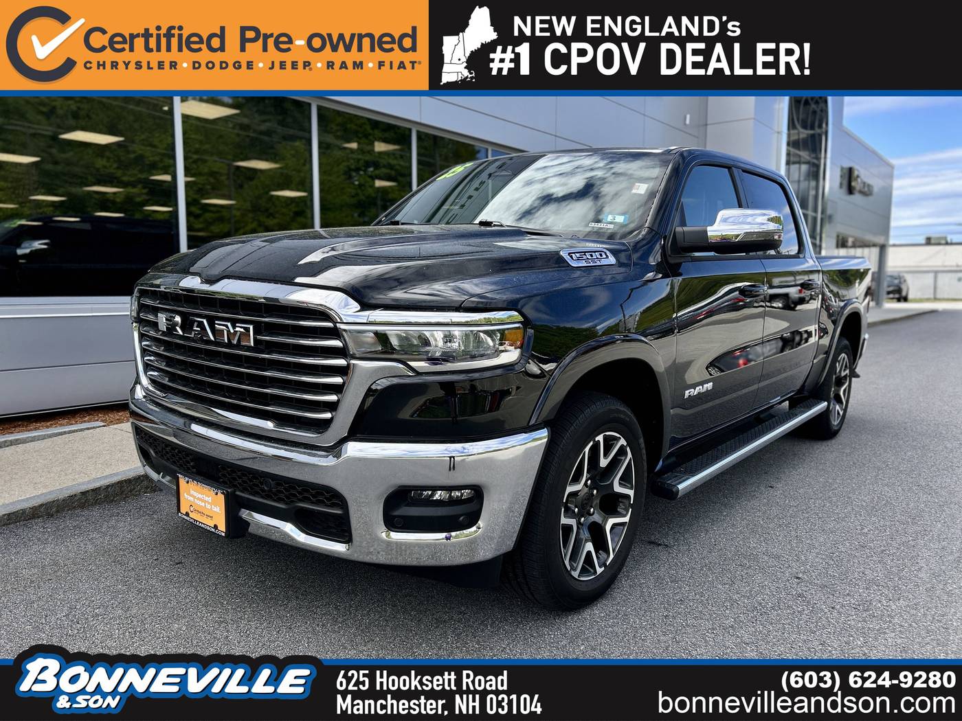 2025 Ram 1500 Laramie — Pickup Truck — 6,966 mi — Manchester, NH