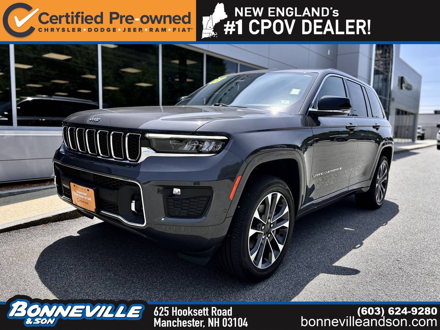 2023 Jeep Grand Cherokee Overland — SUV — 7,715 mi — Manchester, NH