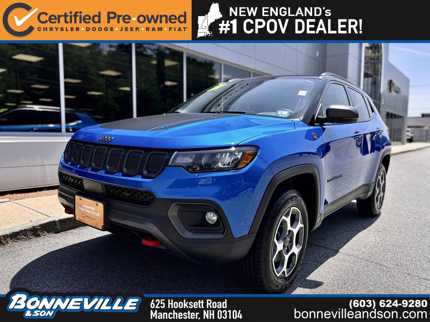 2022 Jeep Compass Trailhawk — SUV — 6,600 mi — Manchester, NH