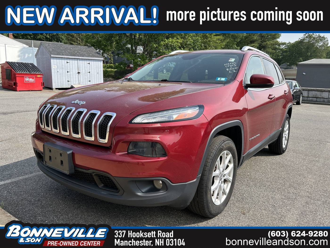 2016 Jeep Cherokee Latitude — SUV — 106,760 mi — Manchester, NH