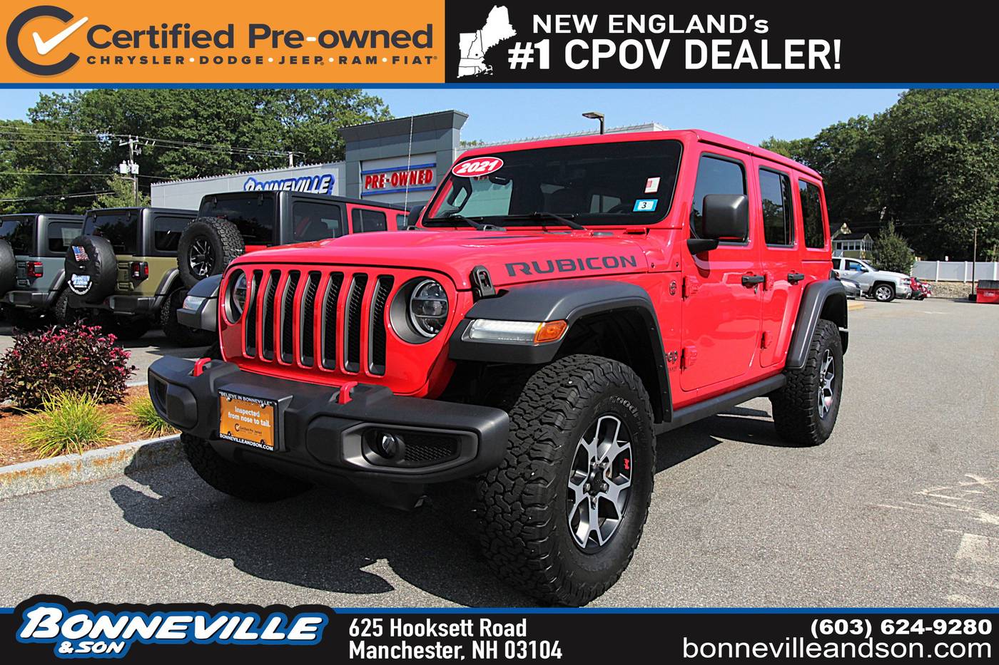2021 Jeep Wrangler Rubicon — SUV — 37,211 mi — Manchester, NH