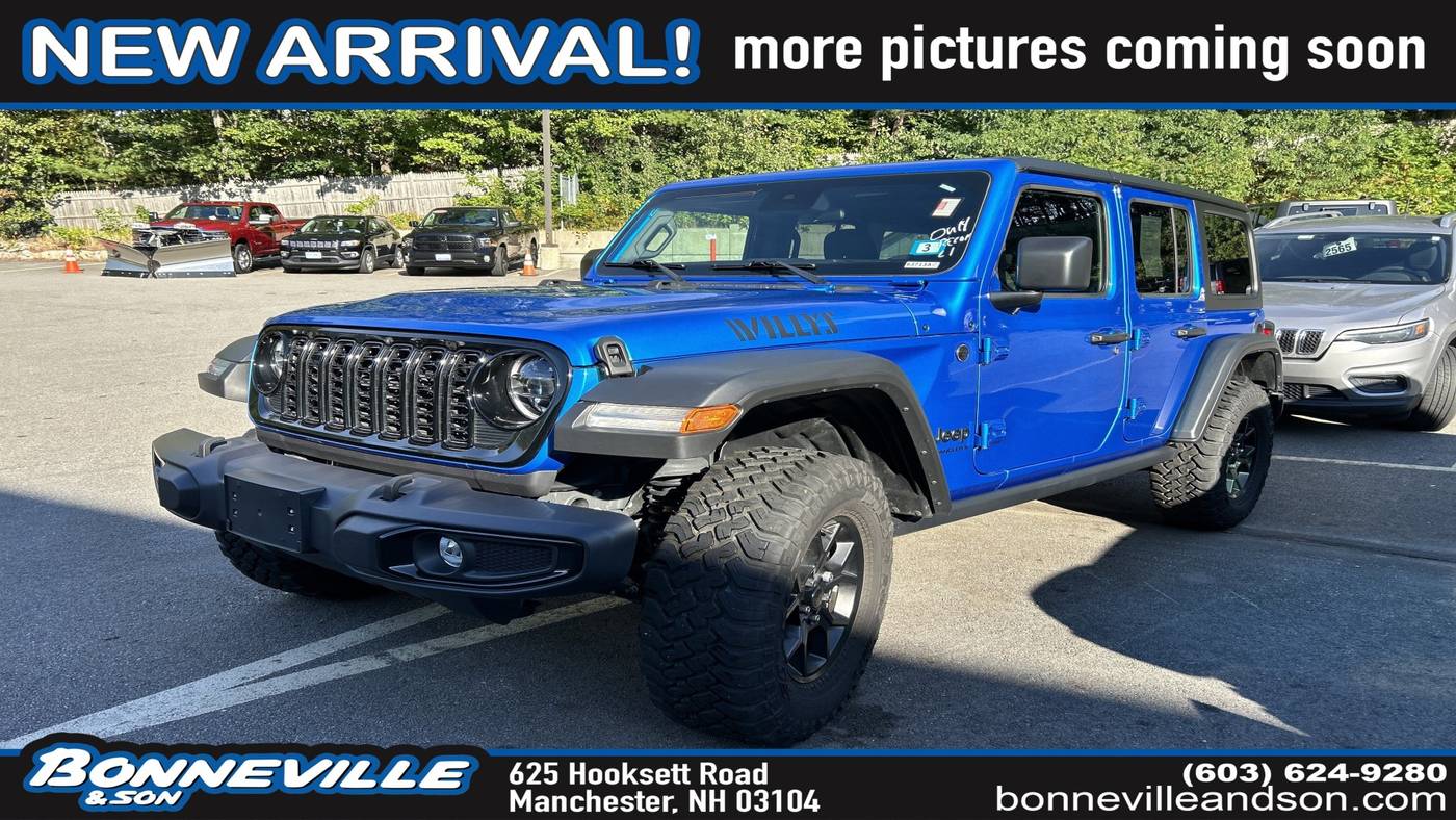 2024 Jeep Wrangler Willys — SUV — 11,891 mi — Manchester, NH