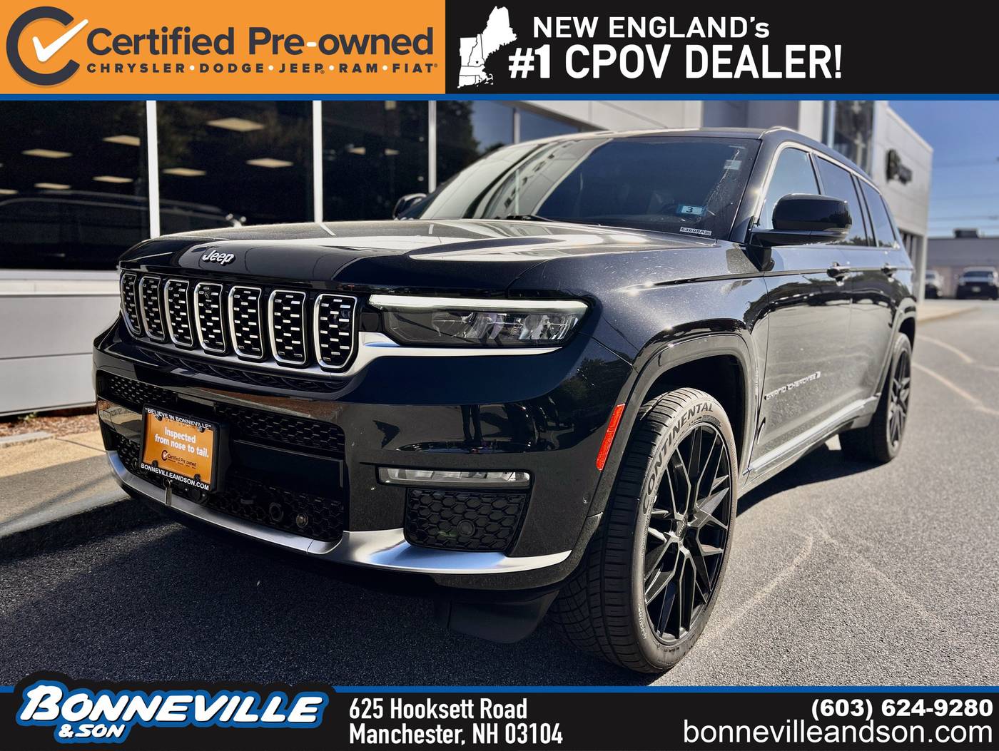 2021 Jeep Grand Cherokee Summit Reserve — SUV — 33,625 mi — Manchester, NH