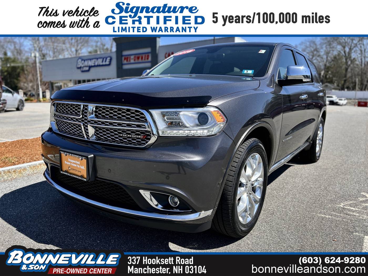 2018 Dodge Durango Citadel — SUV — 71,394 mi — Manchester, NH