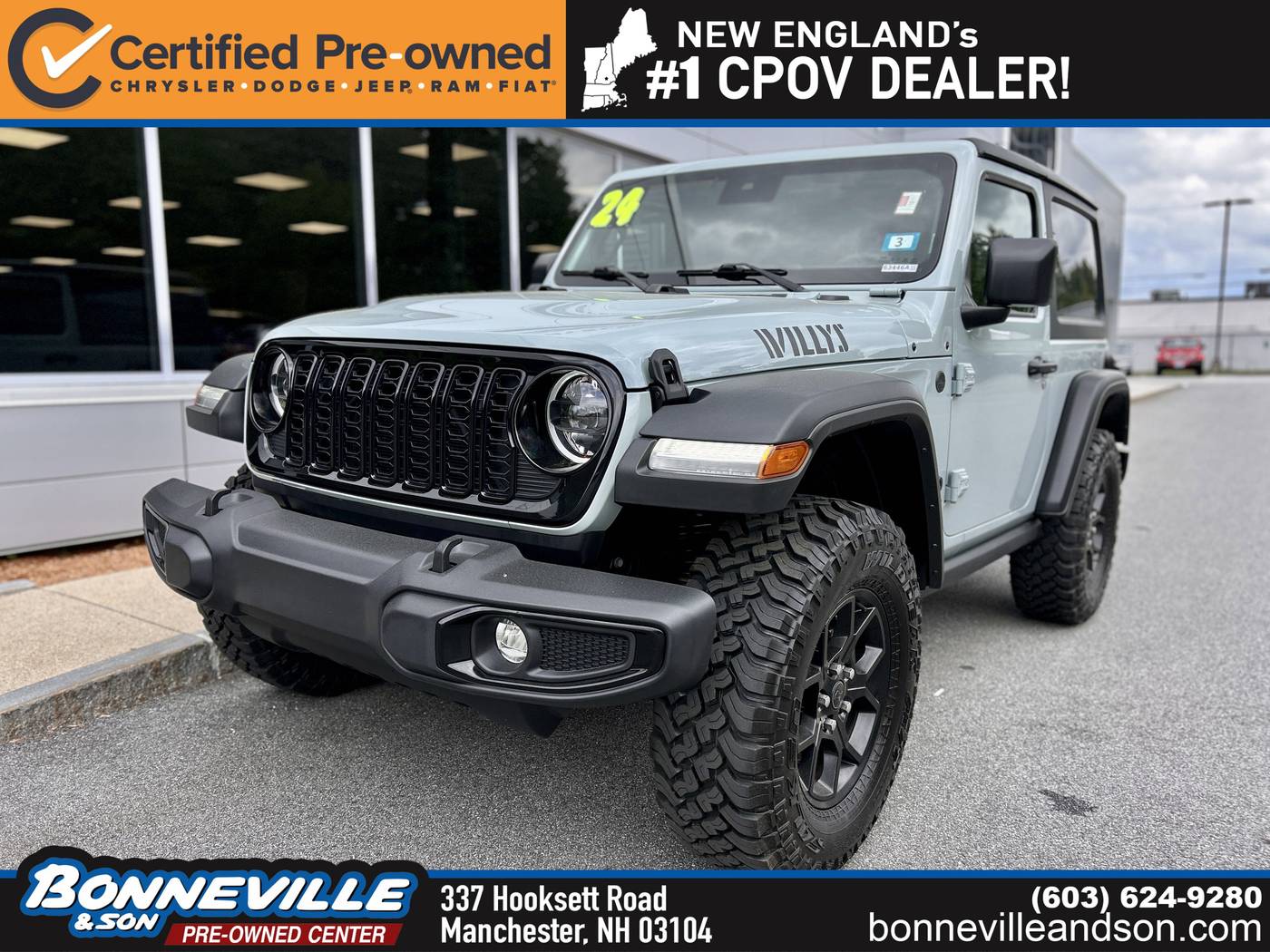 2024 Jeep Wrangler Willys — SUV — 10,409 mi — Manchester, NH