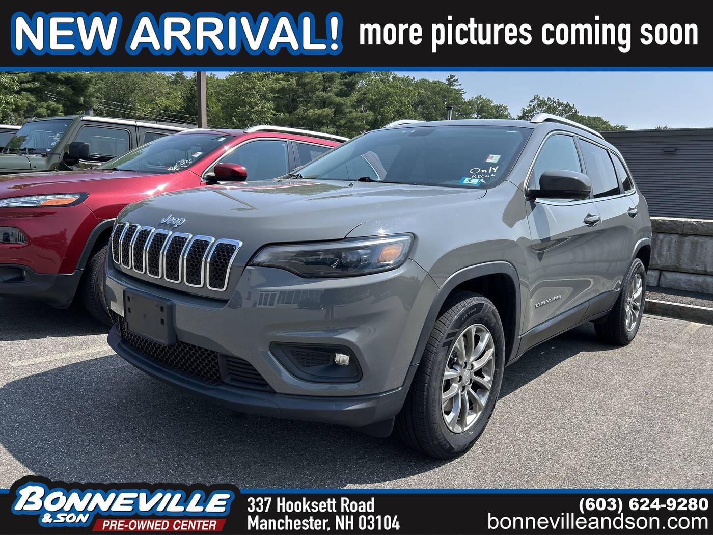 2020 Jeep Cherokee Latitude Plus — SUV — 48,776 mi — Manchester, NH