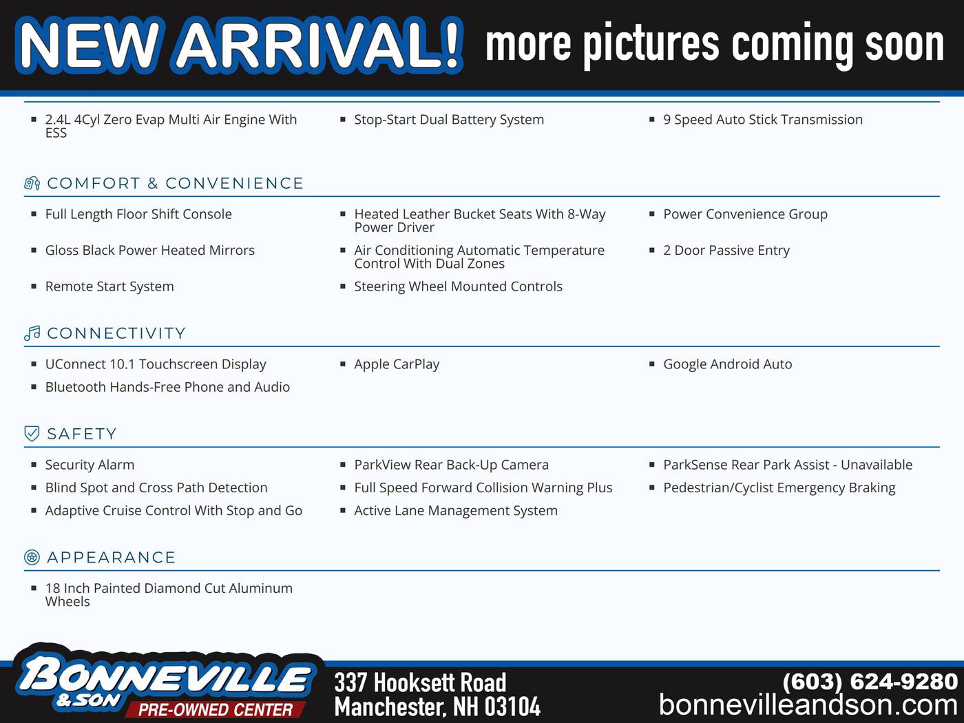2022 Jeep Compass Limited — SUV — 26,456 mi — Manchester, NH
