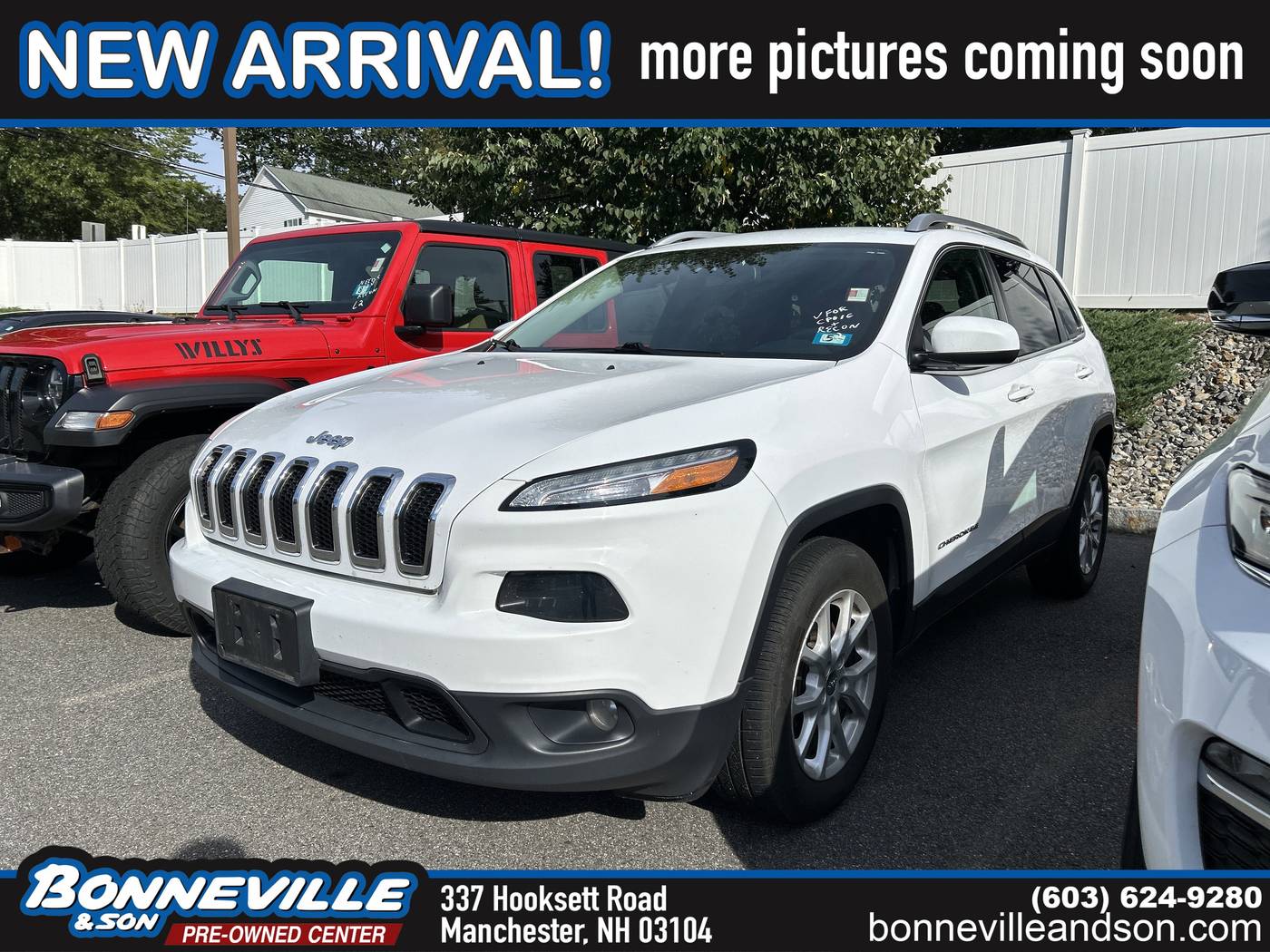 2018 Jeep Cherokee Latitude Plus — SUV — 98,987 mi — Manchester, NH