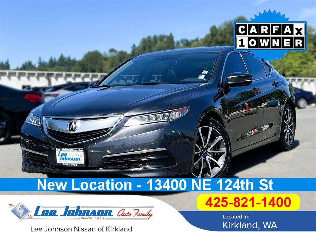2015 Acura TLX Technology Package — Sedan — 49,104 mi — Kirkland, WA