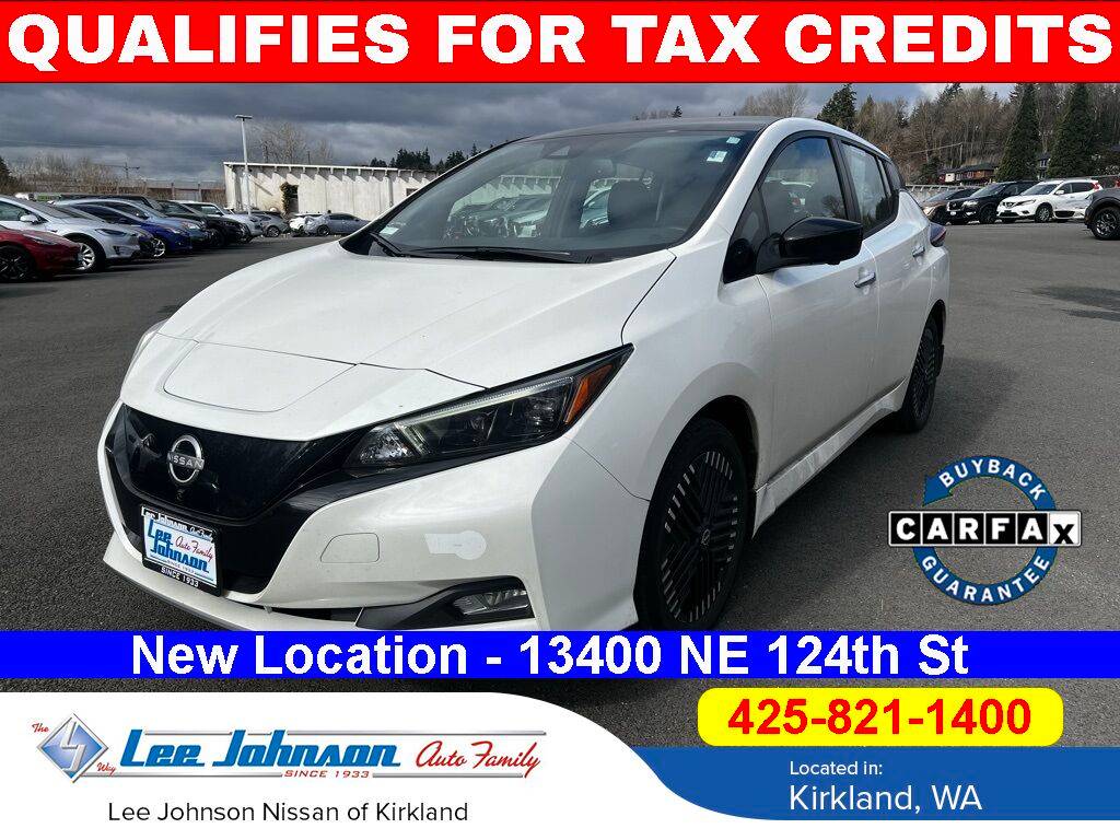 2023 Nissan LEAF SV PLUS — Hatchback — 13,989 mi — Kirkland, WA