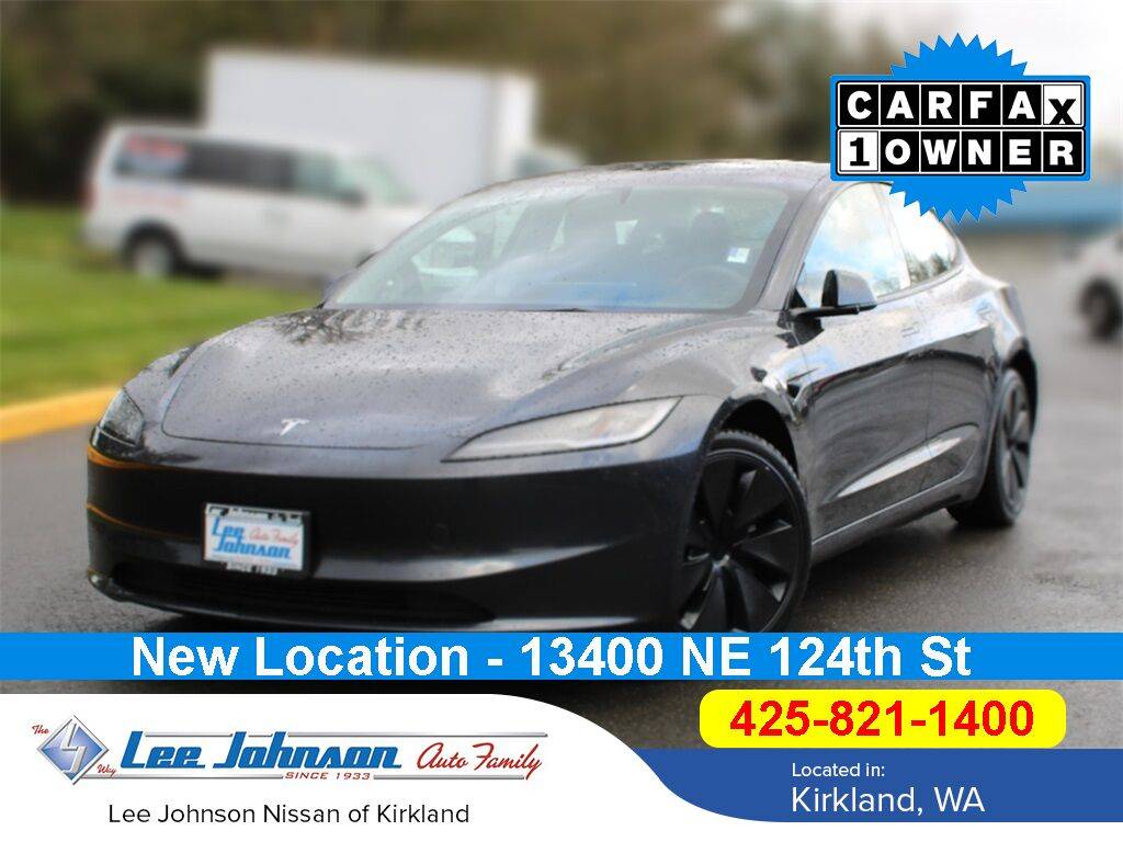 2024 Tesla Model 3 Long Range — Sedan — 17,754 mi — Kirkland, WA
