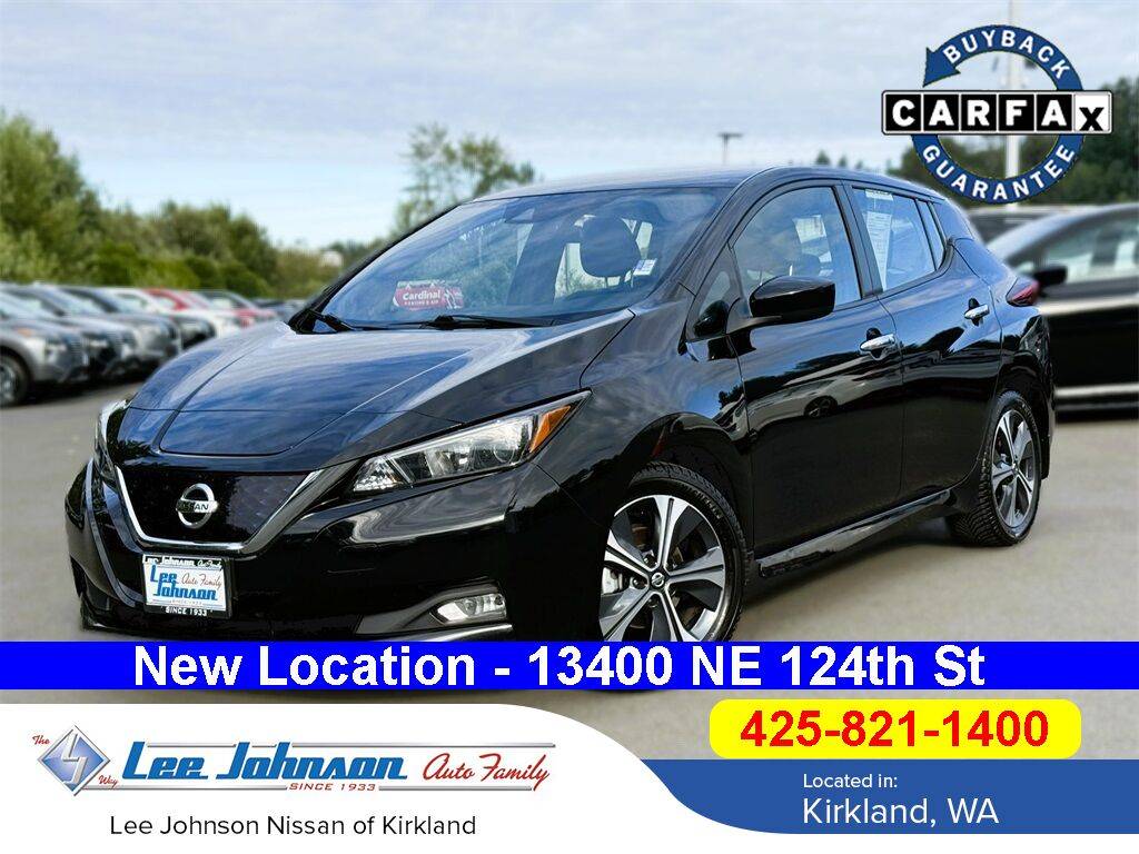 2021 Nissan LEAF SV — Hatchback — 38,704 mi — Kirkland, WA