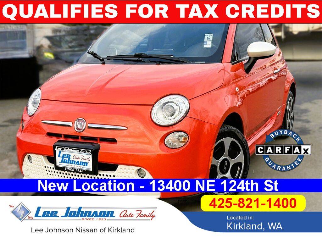 2017 FIAT 500e Base — Hatchback — 33,033 mi — Kirkland, WA