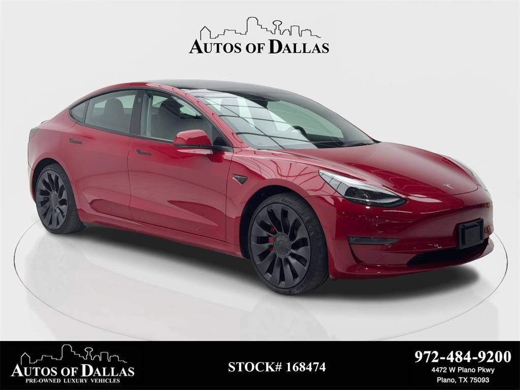 2022 Tesla Model 3 Performance — Sedan — 34,691 mi — Plano, TX