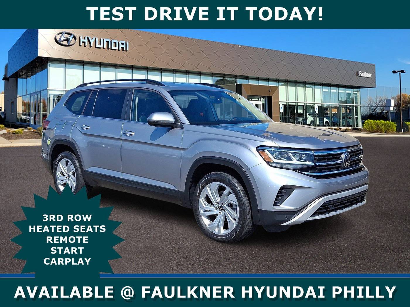2022 Volkswagen Atlas SE with Technology — SUV — 32,013 mi — Philadelphia, PA