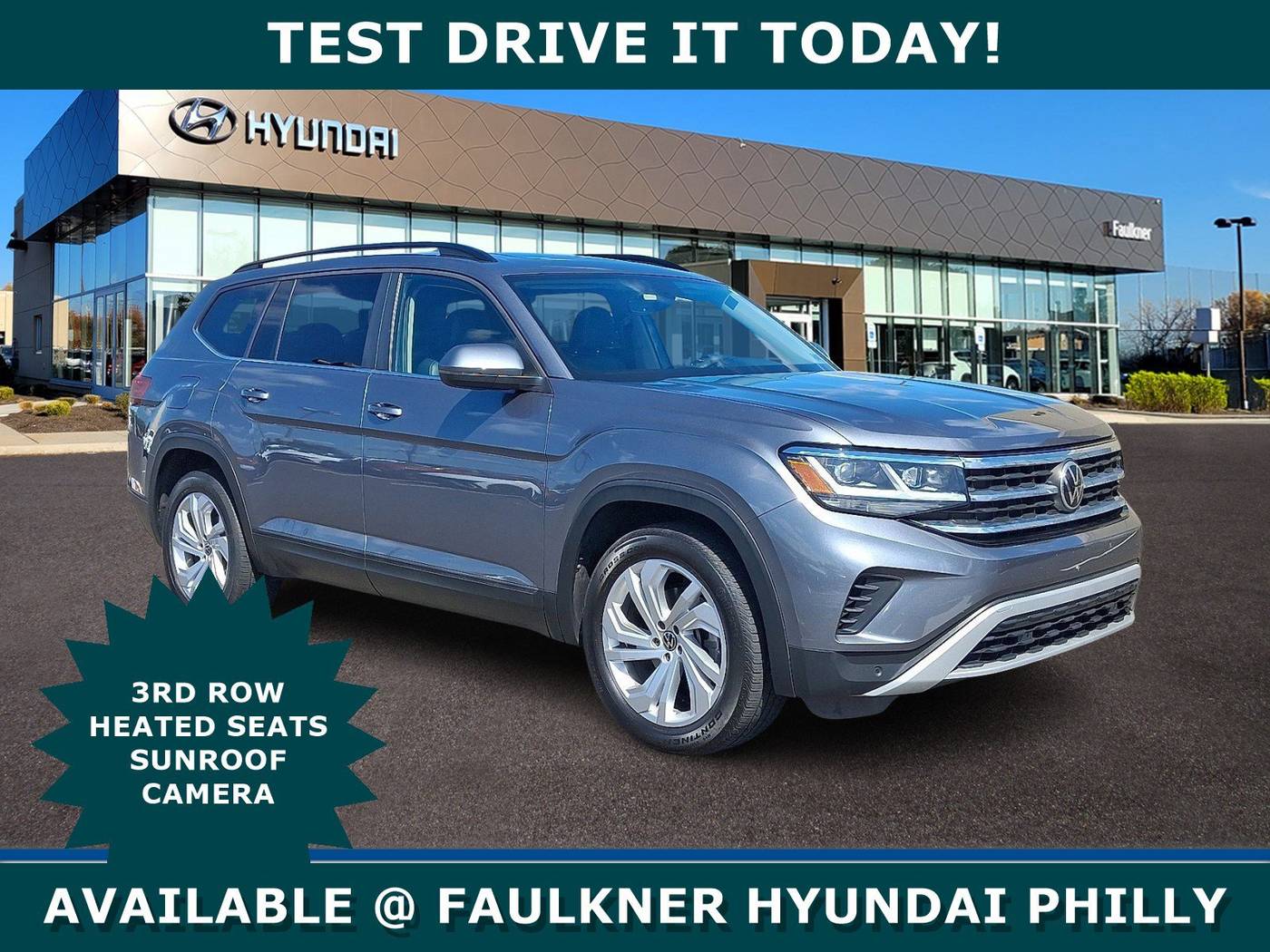 2021 Volkswagen Atlas SE with Technology — SUV — 55,512 mi — Philadelphia, PA