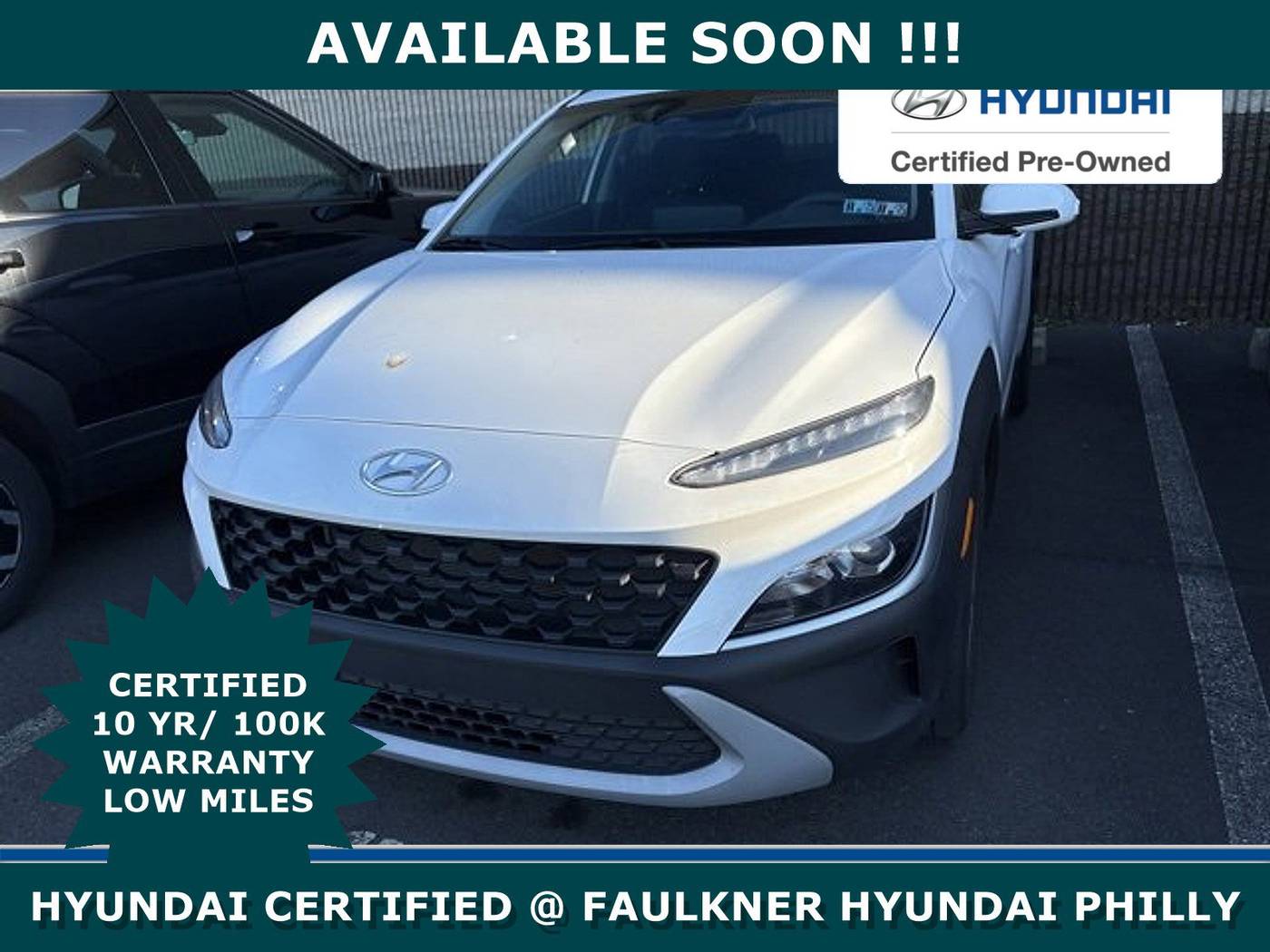 2023 Hyundai Kona SEL — SUV — 21,396 mi — Philadelphia, PA