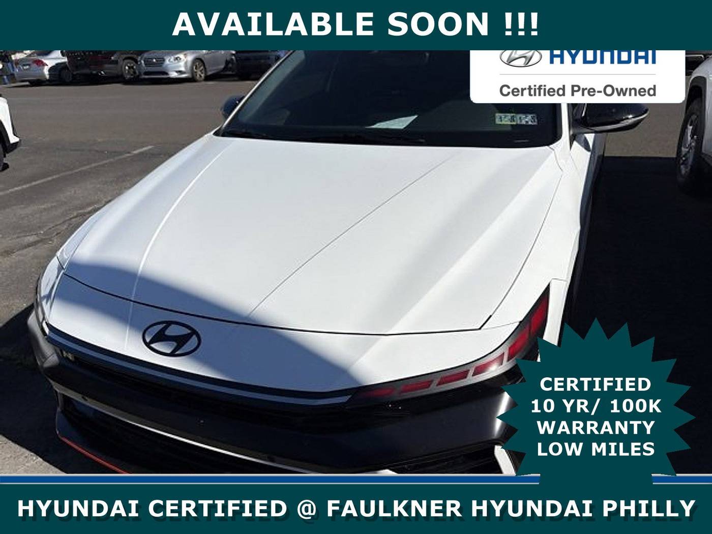 2025 Hyundai Elantra N — Sedan — 9,118 mi — Philadelphia, PA