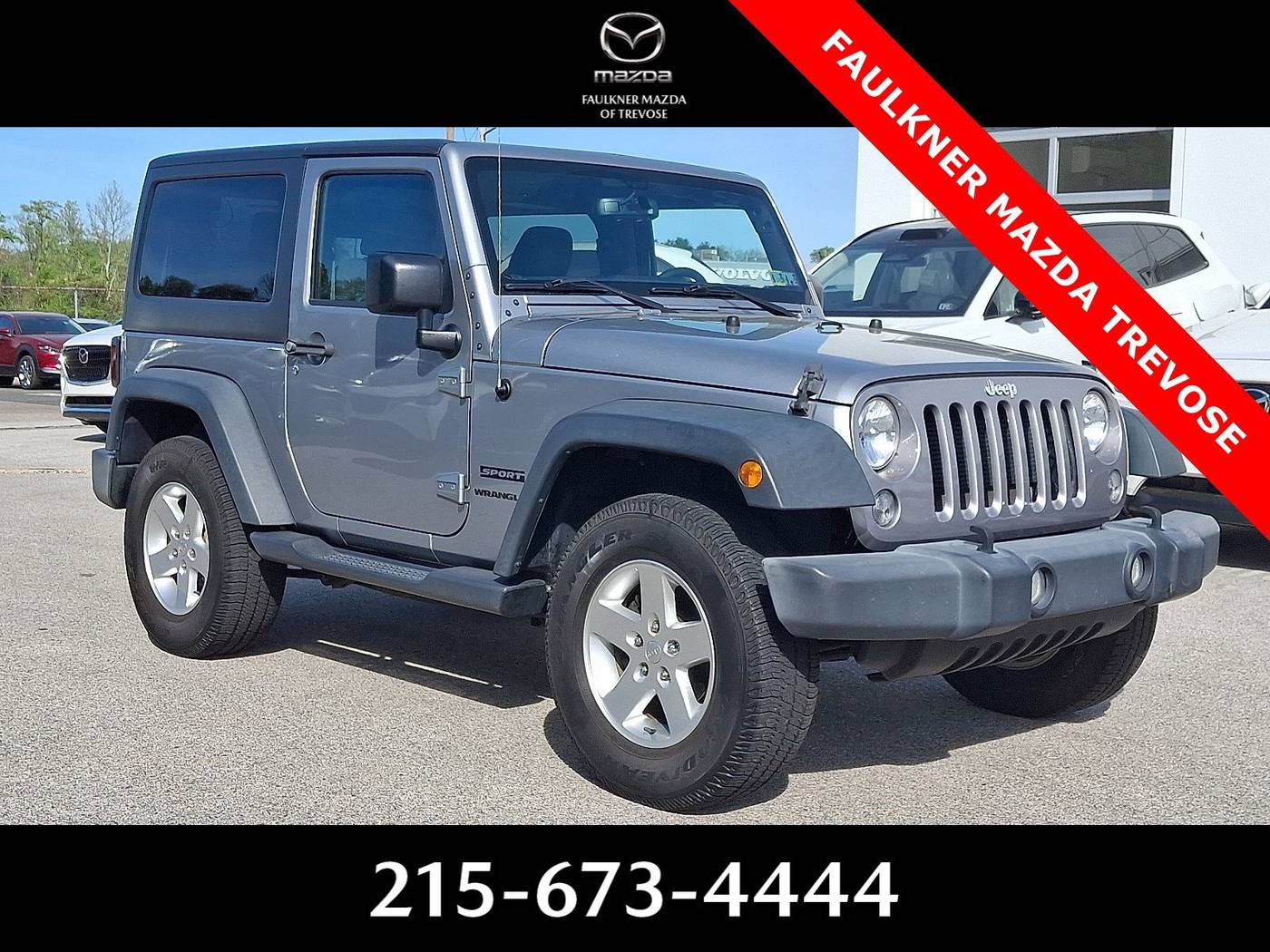 2017 Jeep Wrangler Sport — SUV — 60,468 mi — Trevose, PA