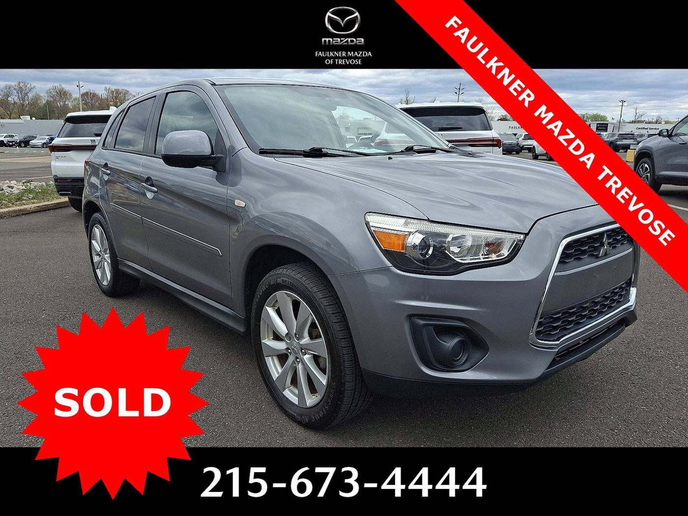 2015 Mitsubishi Outlander Sport ES — SUV — 42,169 mi — Trevose, PA