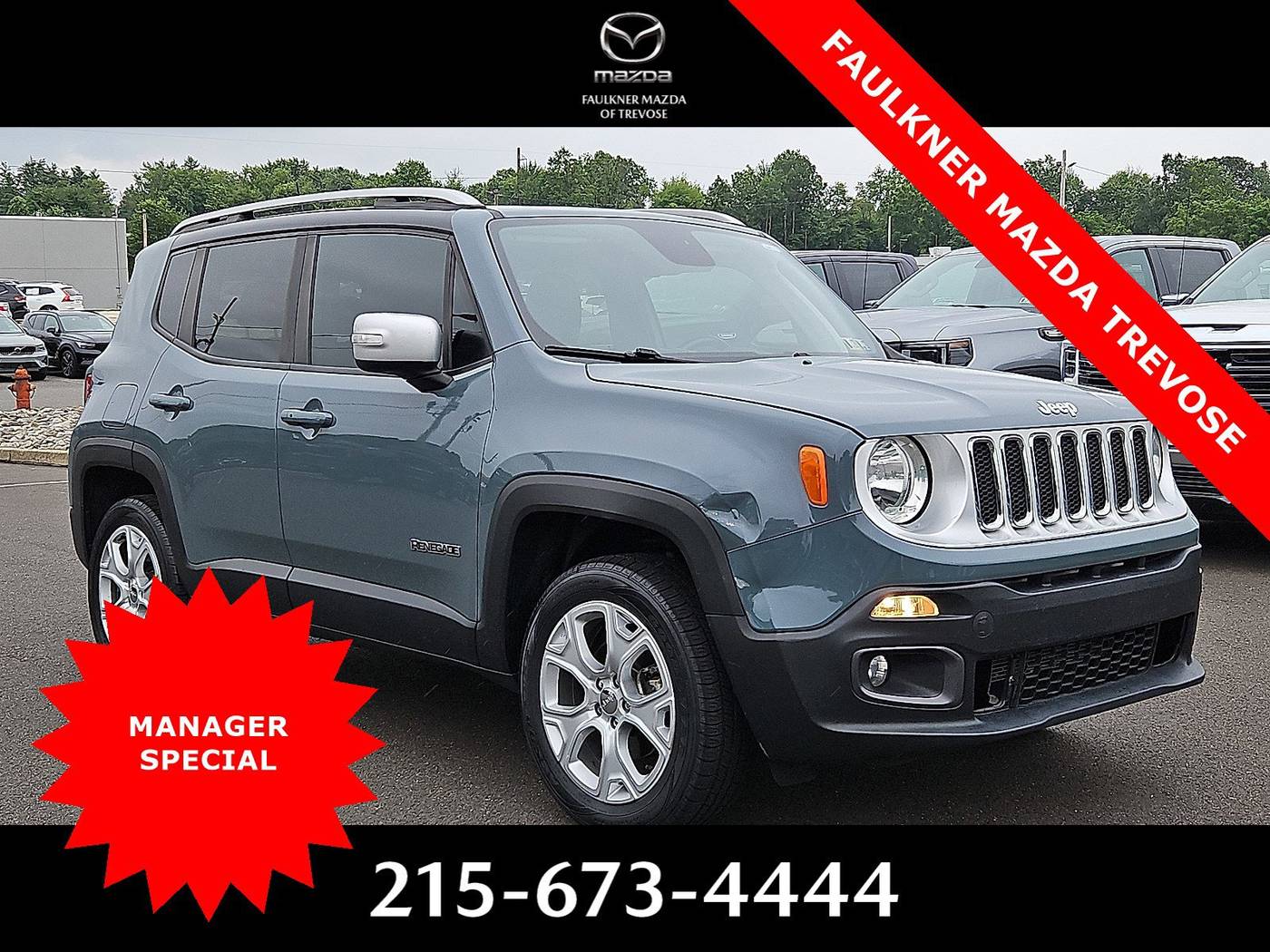 2018 Jeep Renegade Limited — SUV — 73,191 mi — Trevose, PA