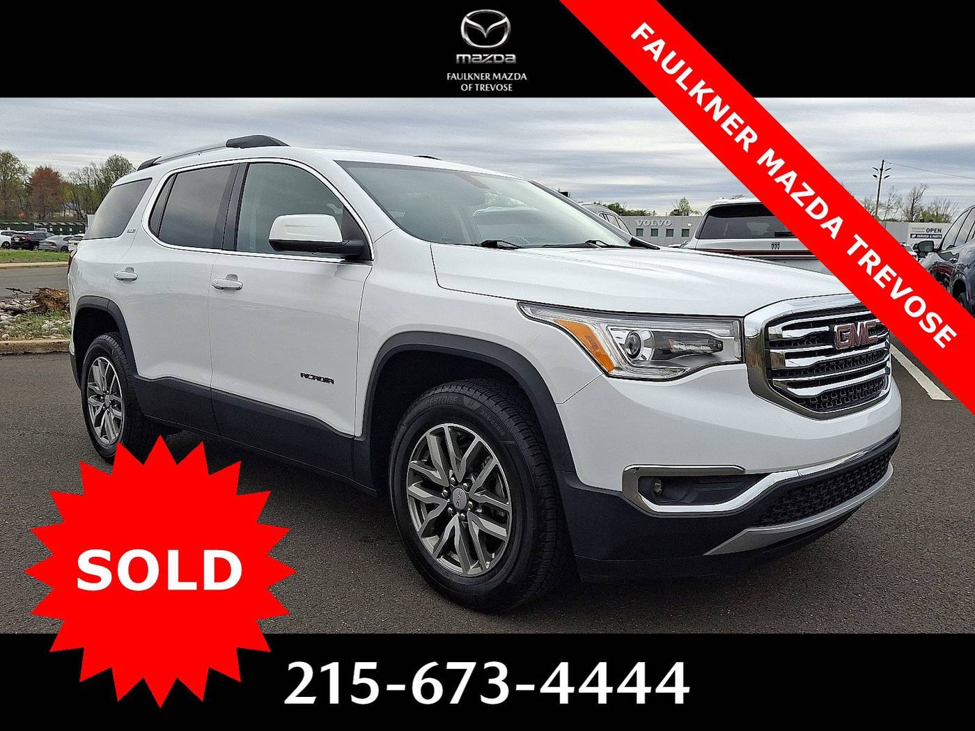 2018 GMC Acadia SLE — SUV — 72,870 mi — Trevose, PA