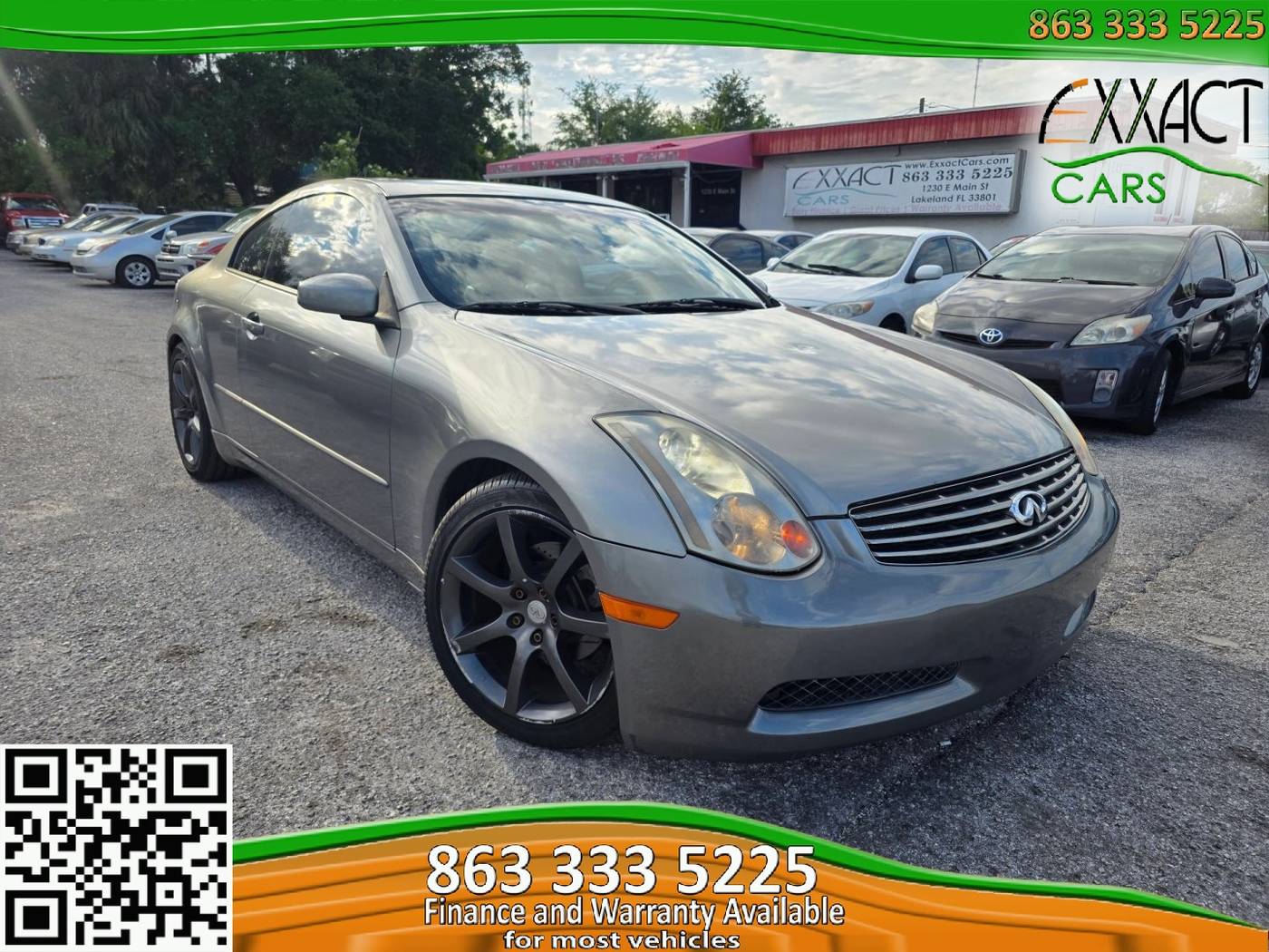 2004 INFINITI G G35 — Coupe — 121,490 mi — Lakeland, FL