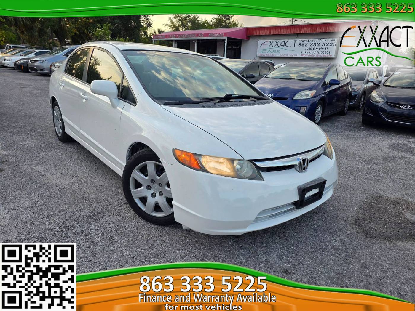 2008 Honda Civic LX — Sedan — 136,438 mi — Lakeland, FL
