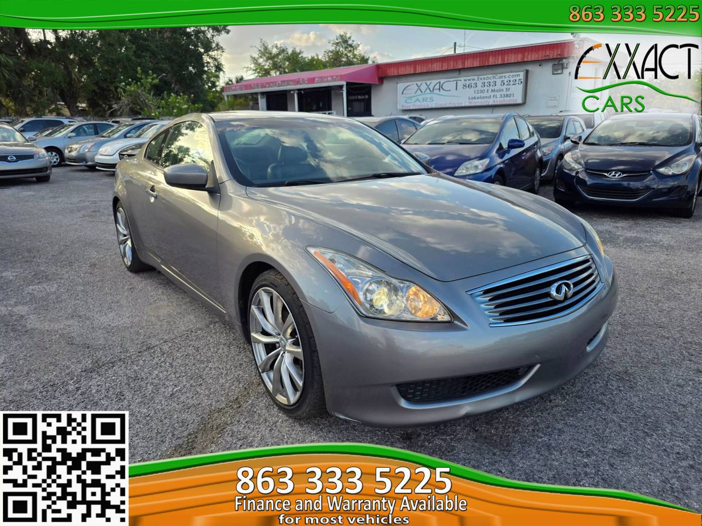 2009 INFINITI G G37 — Coupe — 105,561 mi — Lakeland, FL