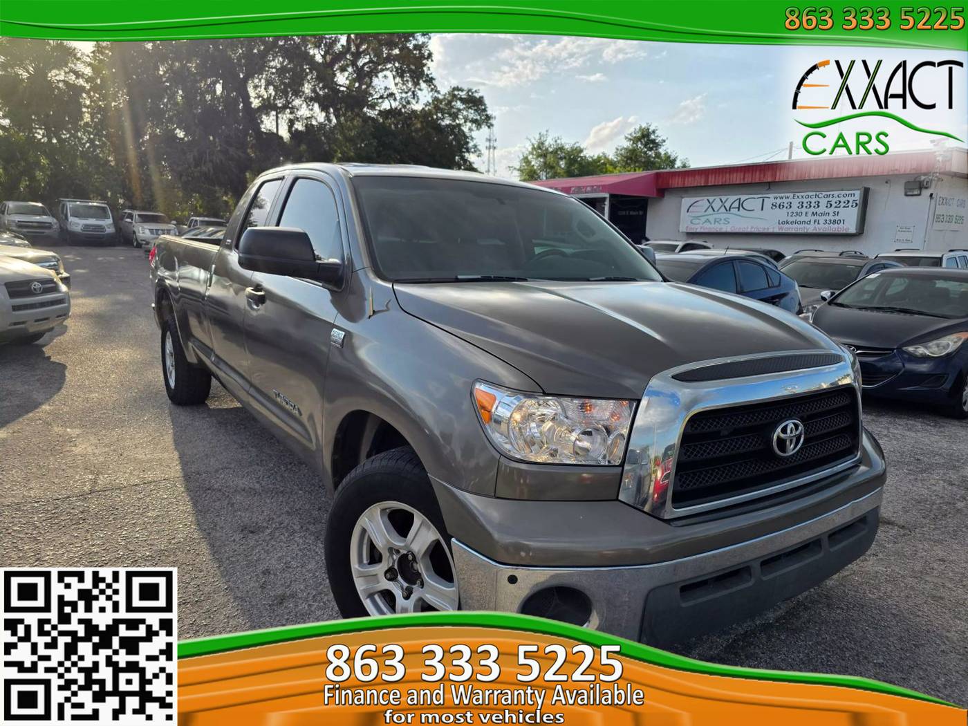 2007 Toyota Tundra SR5 — Pickup Truck — 168,080 mi — Lakeland, FL