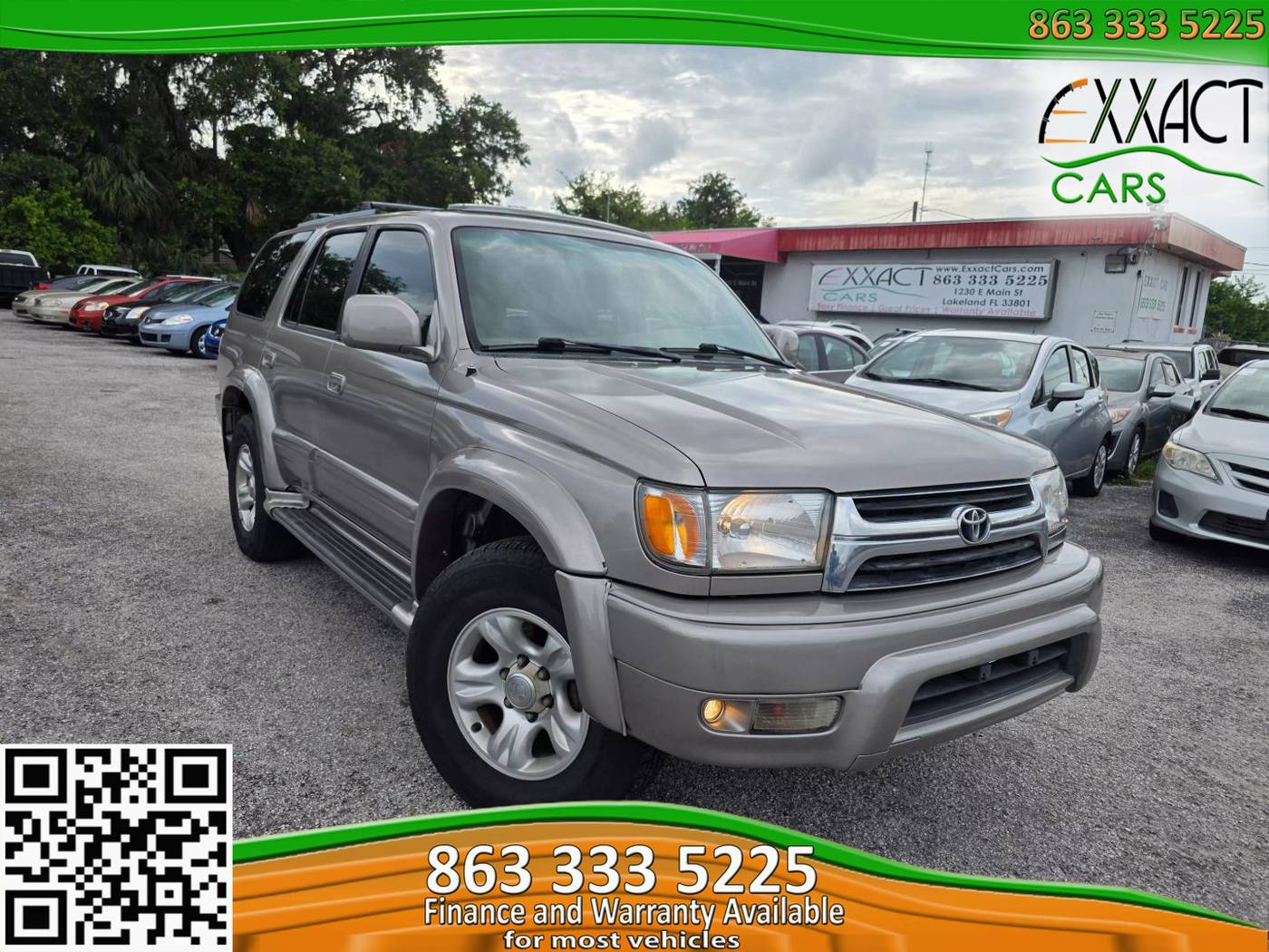 2001 Toyota 4Runner Limited — SUV — 185,680 mi — Lakeland, FL