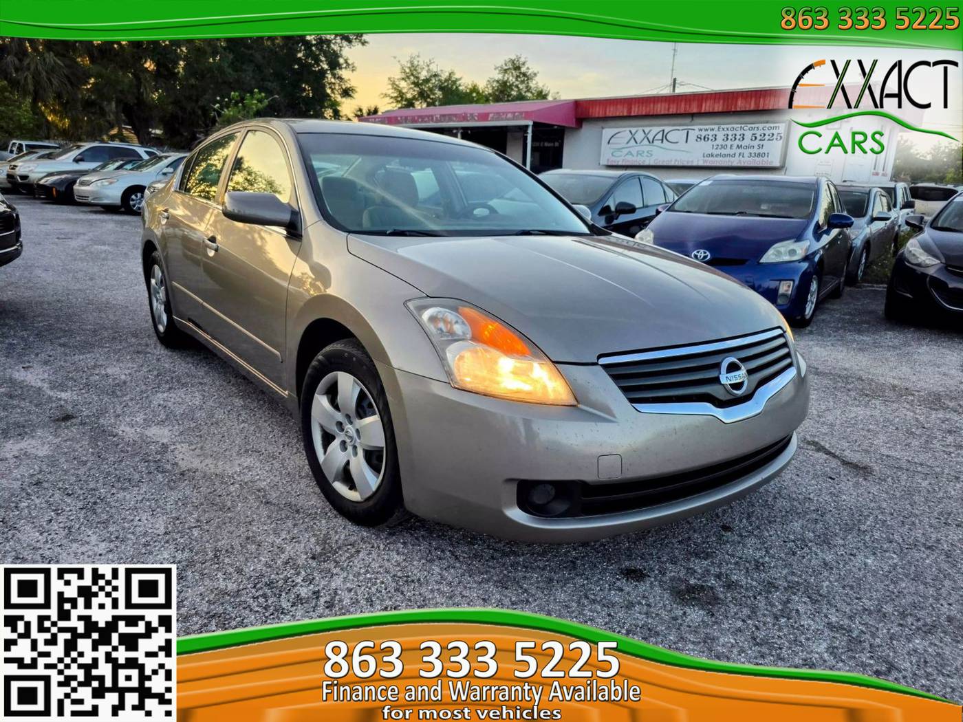 2007 Nissan Altima 2.5 — Sedan — 54,380 mi — Lakeland, FL