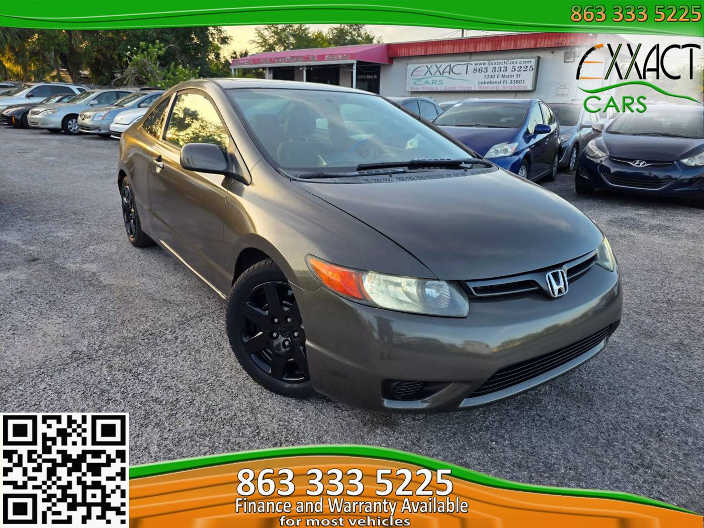 2008 Honda Civic EX — Coupe — 197,738 mi — Lakeland, FL