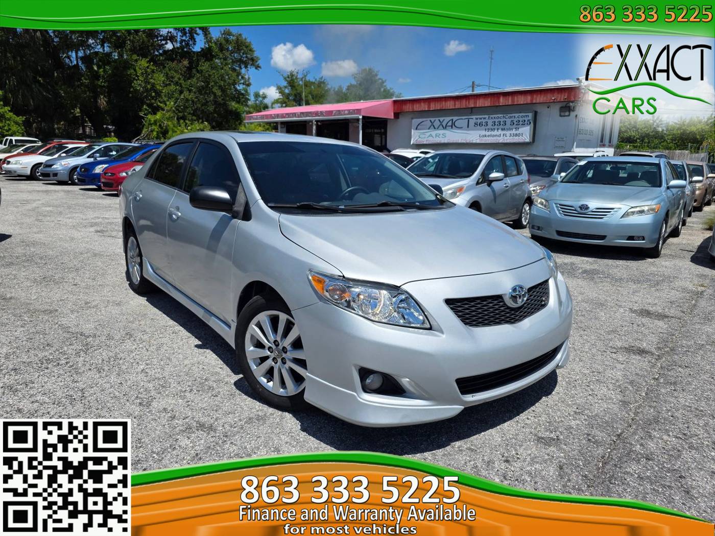 2010 Toyota Corolla S — Sedan — 249,905 mi — Lakeland, FL