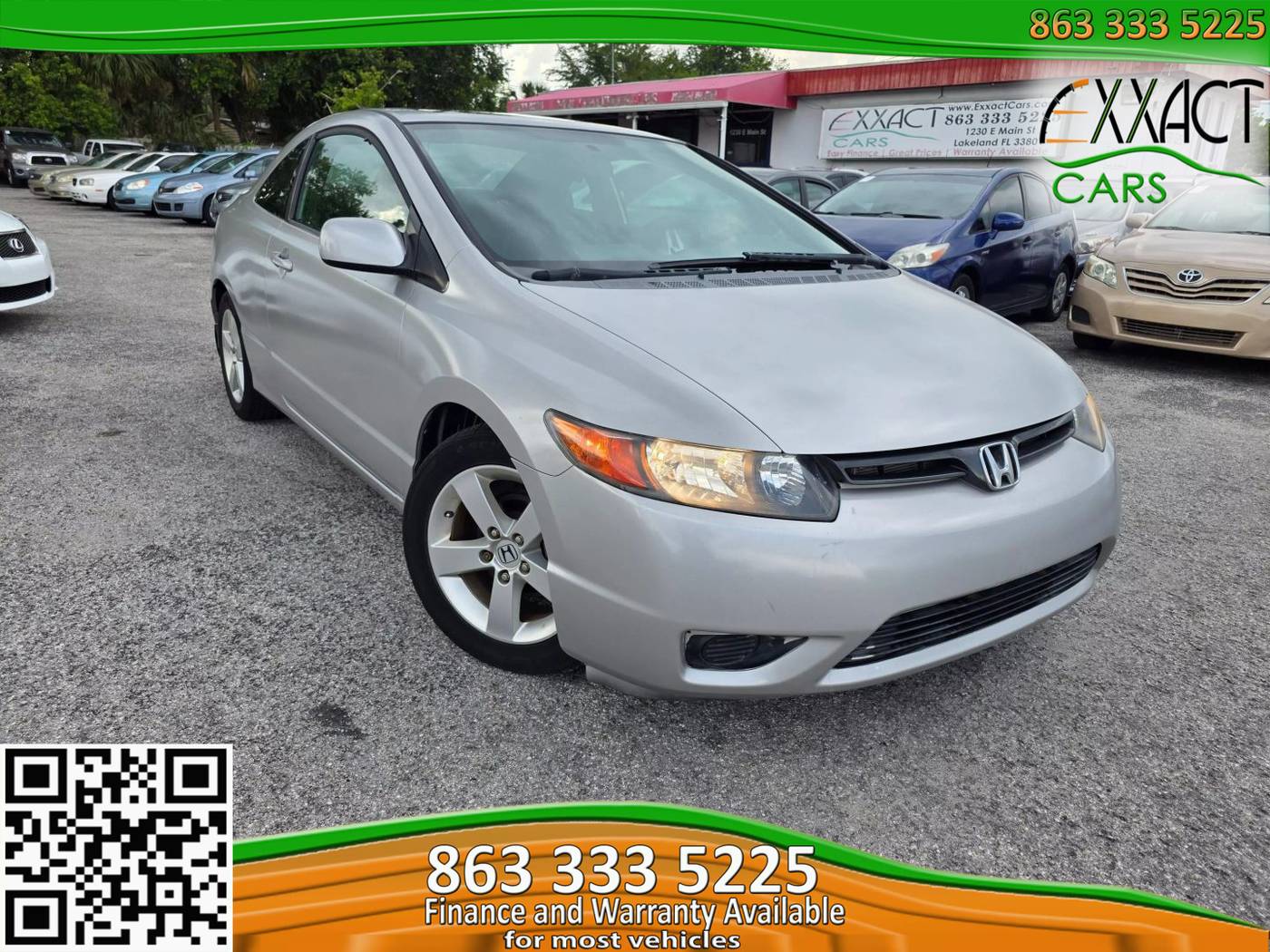 2008 Honda Civic EX — Coupe — 78,660 mi — Lakeland, FL