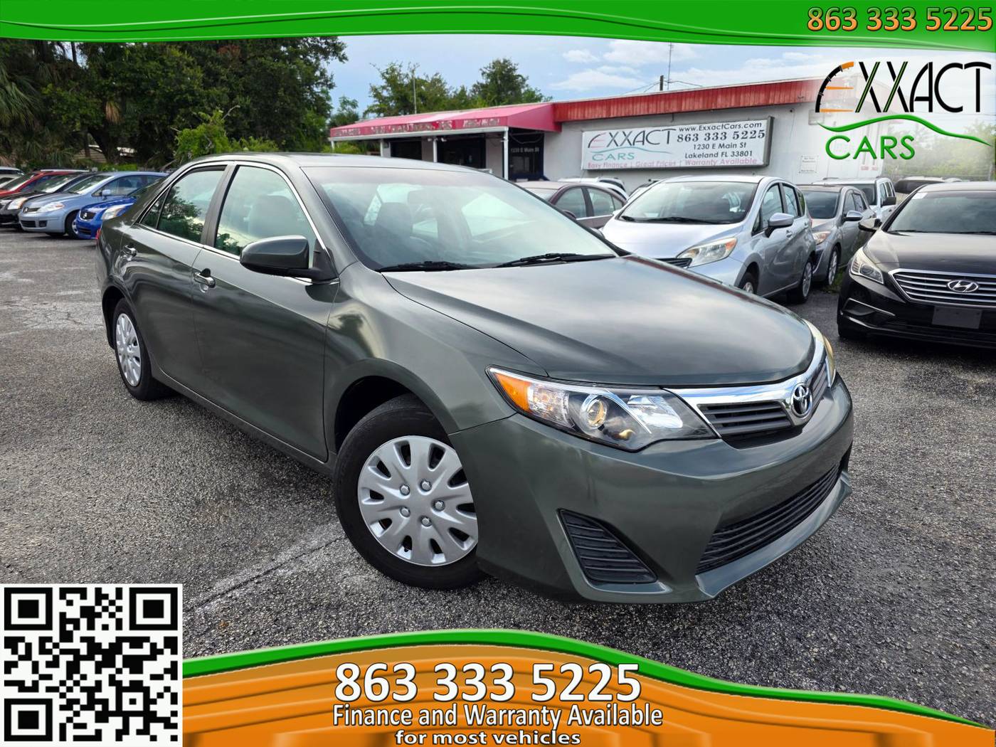 2012 Toyota Camry L — Sedan — 133,715 mi — Lakeland, FL