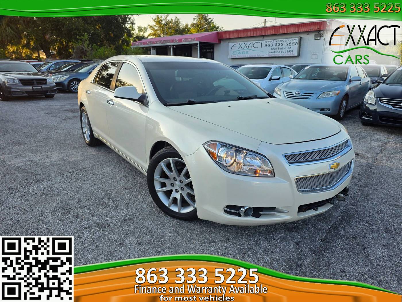 2012 Chevrolet Malibu LTZ — Sedan — 143,880 mi — Lakeland, FL